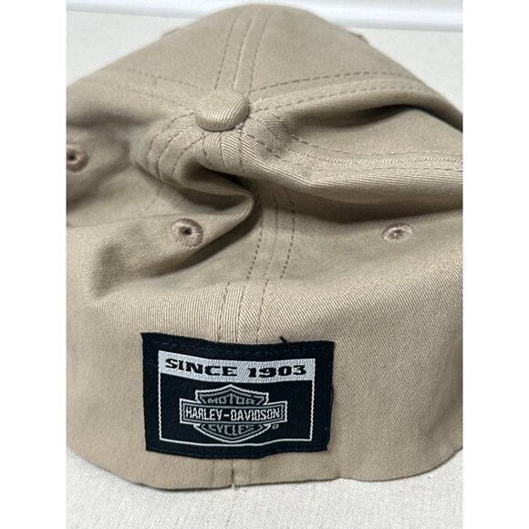 Harley Davidson beige Kitty Hawk ball cap - Picture 6 of 8